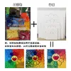 Takashi Murakami's diy sunflower pom-pom drawing, high-elasticity polyester plush balls, handcrafted colorful balls, ball lace decoration accessories, clothing accessories, Xingsheng Ball Making, 41 pom-pom drawing Specification image